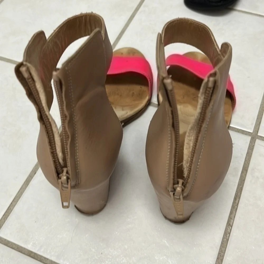 Maison Martin Margiela MM6 Paris pink wedge heels
